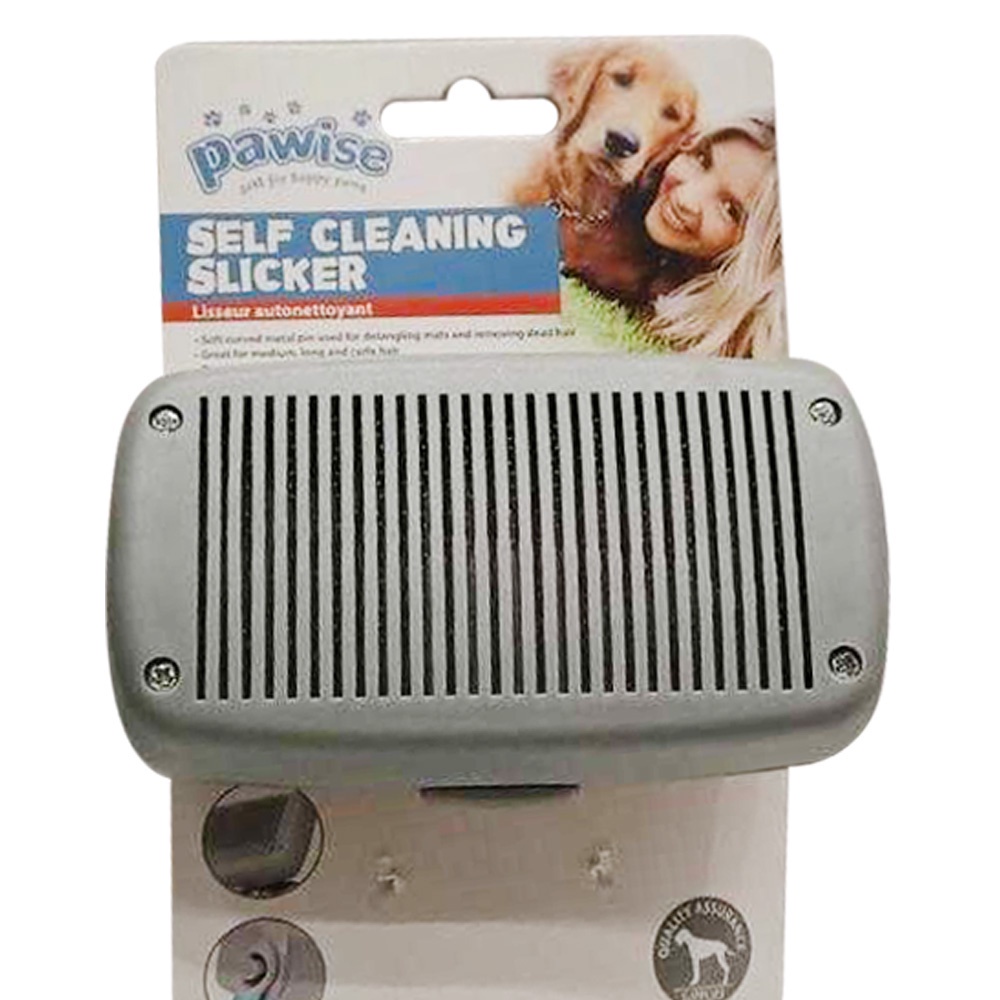 Pawise Sikat Bulu Anjing Self Cleaning