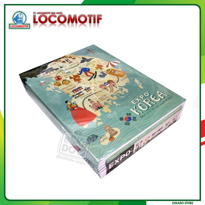 

TERLARIS Buku Tulis 52 lembar EXPO - Locomotif /BUKU TULIS SEKOLAH/BUKU TULIS SIDU/BUKU TULIS