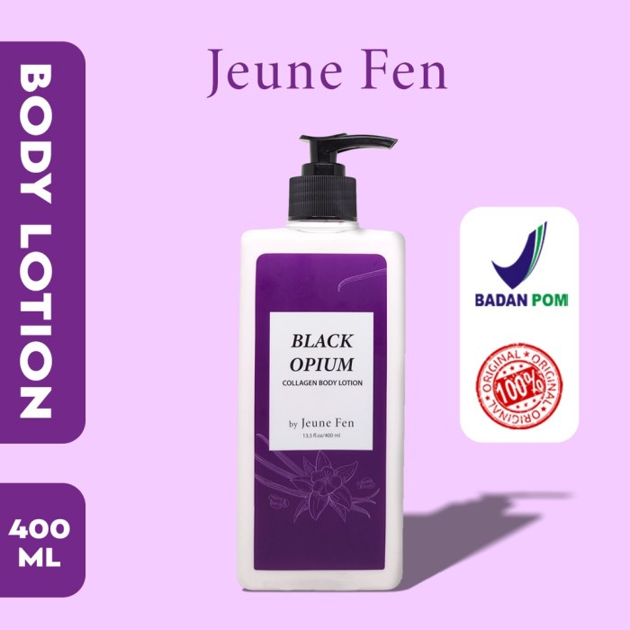 TERLARIS POPULER BPOM JEUNE FEN Black Opium Collagen Body Lotion Moisturize