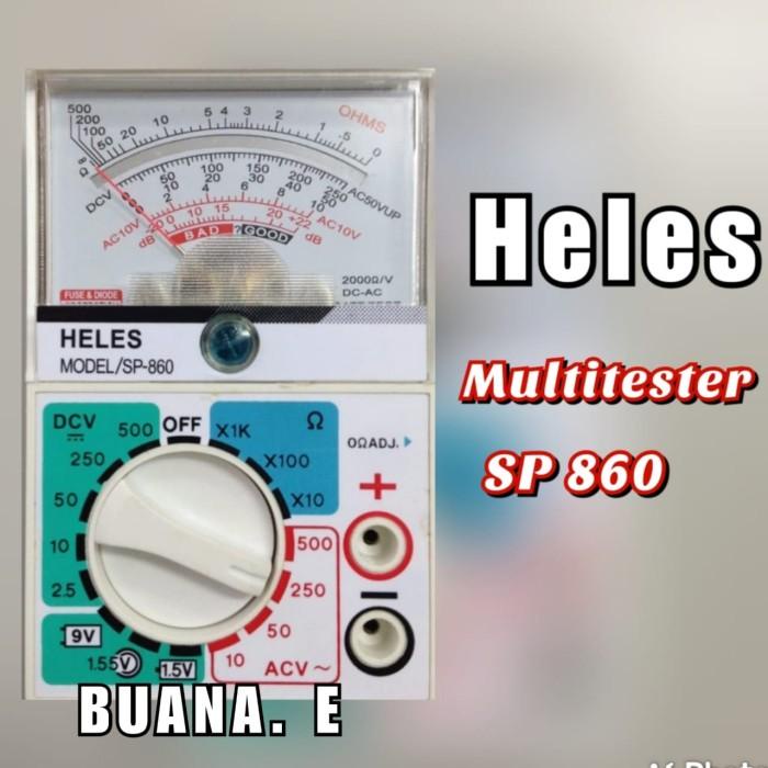 Terlaris Multitester Heles Sp860 / Avometer / Multimeter Analog Heles Sp-860