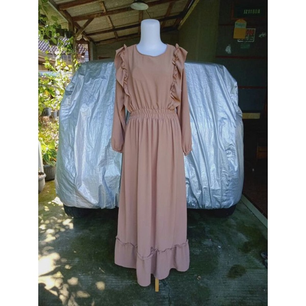 gamis crinkle Prada premium clarabel