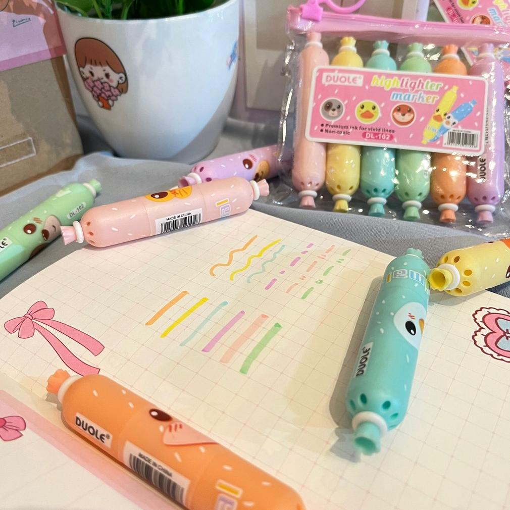 

Terlaris Stabilo 2 Sisi 1 Pouch 6 Pcs Sosis Bungkus Warna Pastel Murah Bagus Imut Pastel Highlighter Fancy Best Gift Present For Birthday Event Souvenir Alat Tulis Kantor Sekolah Ready Grosir Kado Ulang Tahun Ready Cod