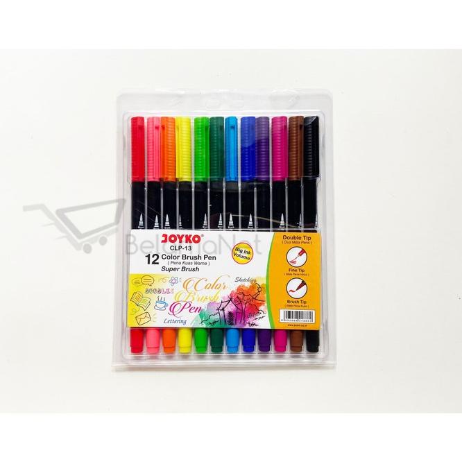 

Termurah Color Brush Pen | Pen Kuas 12 Warna Joyko Clp-13 (Set Brush Pen + Color Pen)