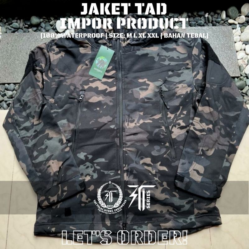 ORIGINAL Jaket TAD Tactical Helicon IMPOR - MULTICAM BLACK