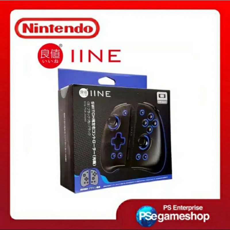 Iine Wireless Controller For Switch/Switch Oled – M Size [Black] [L761]