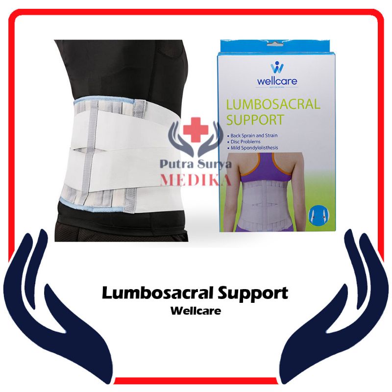 Lumbosacral Support | Back Support Wellcare | Korset Punggung Tulang Belakang