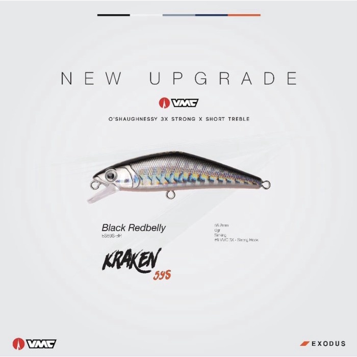 Exodus Kraken lure Ultralight fishing