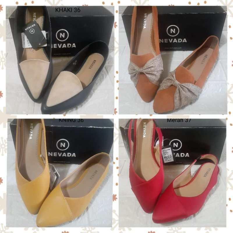 Sepatu Flatshoes Wanita Brand Nevada Ori Mall