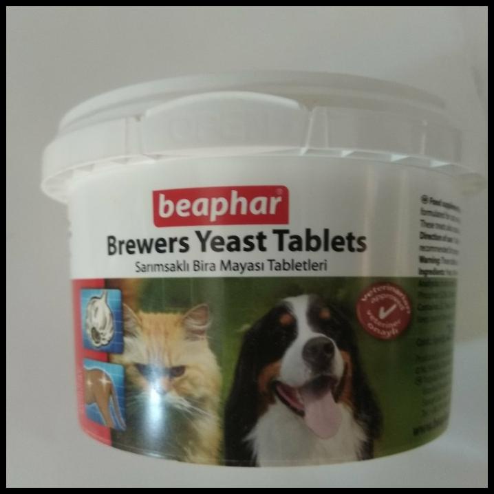 Beaphar Brewer Yeast Tablets Vitamin Bulu Untuk Anjing Dan Kucing