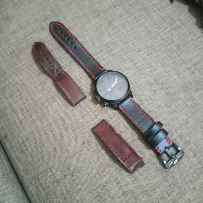 TALI JAM TANGAN KULIT HANDMADE LEATHER STRAP WATCH