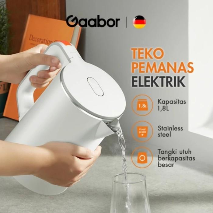 SALE Pemanas Air Teko Listrik Gaabor 1.8 L Low Watt