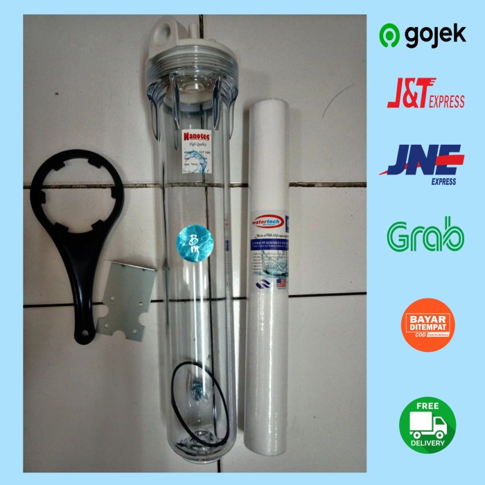 Terlaris Housing Filter Air 20 Inchi / Nanotech / Paket Filter Air