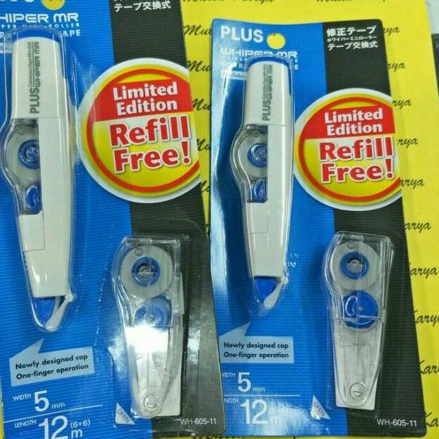 

Terlaris Tip Ex Rol Plus Whiper Mr / Correction Tape Wh 605