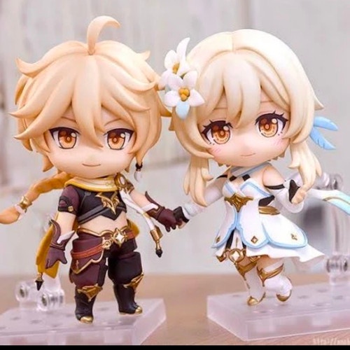 Nendoroid Genshin Impact 1717 1718 Nendo Aether Traveler Lumine Figure H-r67
