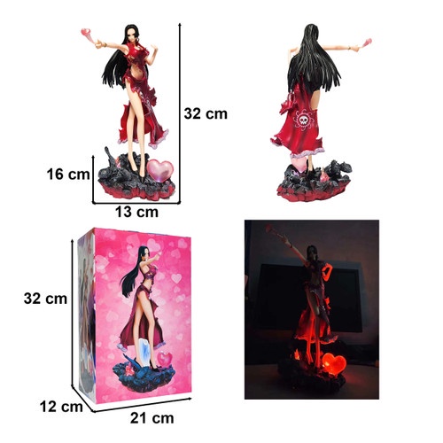 One Piece Boa Hancock Cast Off Luminous Exploding Clothes Action Figur H-r1596