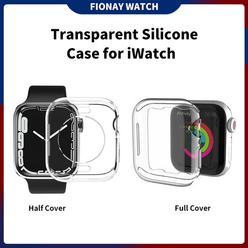 Transparent Smartwatch Soft Case for Seri7 / Seri 8 Watch 40/45mm H-r521