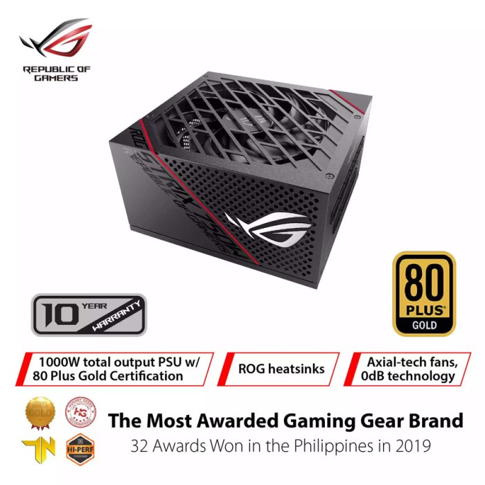 ASUS ROG Strix 1000G PSU 1000W 80+ Gold Fully Modular