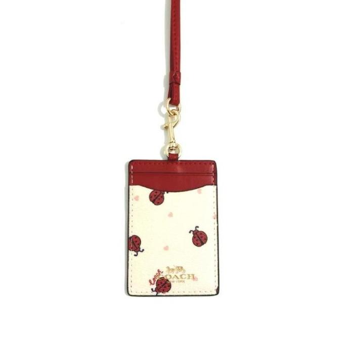 

COACH Lanyard Ladybug Printed 100% AUTHENTIC!