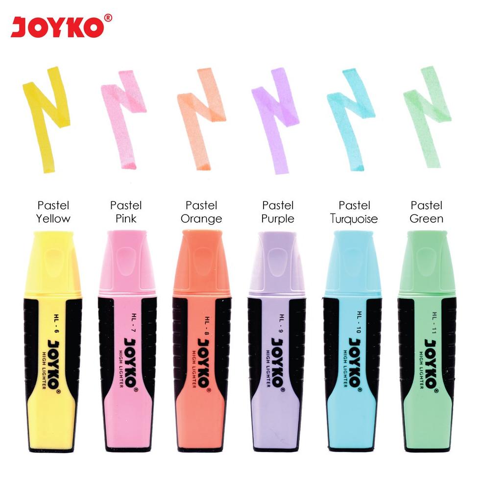 

Terlaris (Set) Highlighter Joyko Warna Pastel Hl-70 Set