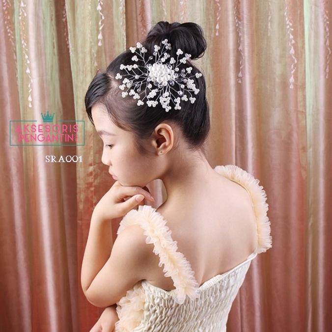 Sirkam Rambut Pesta Anak l Aksesoris Rambut Sanggul Anak Wanita-SRA001
