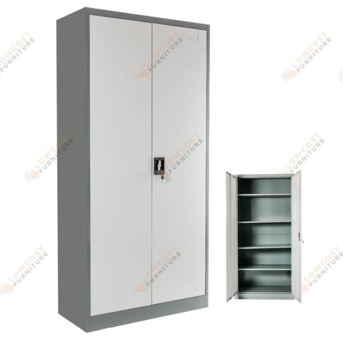 

Lemari arsip file kantor besi 2 pintu swing texture