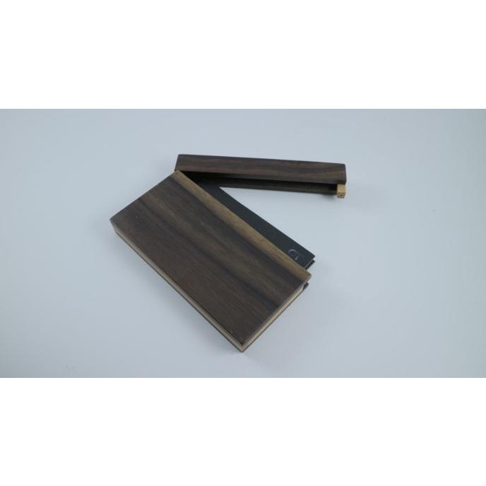 

Name Card Holder Kayu Cokelat Tua / Bisa Grafir Nama / Logo