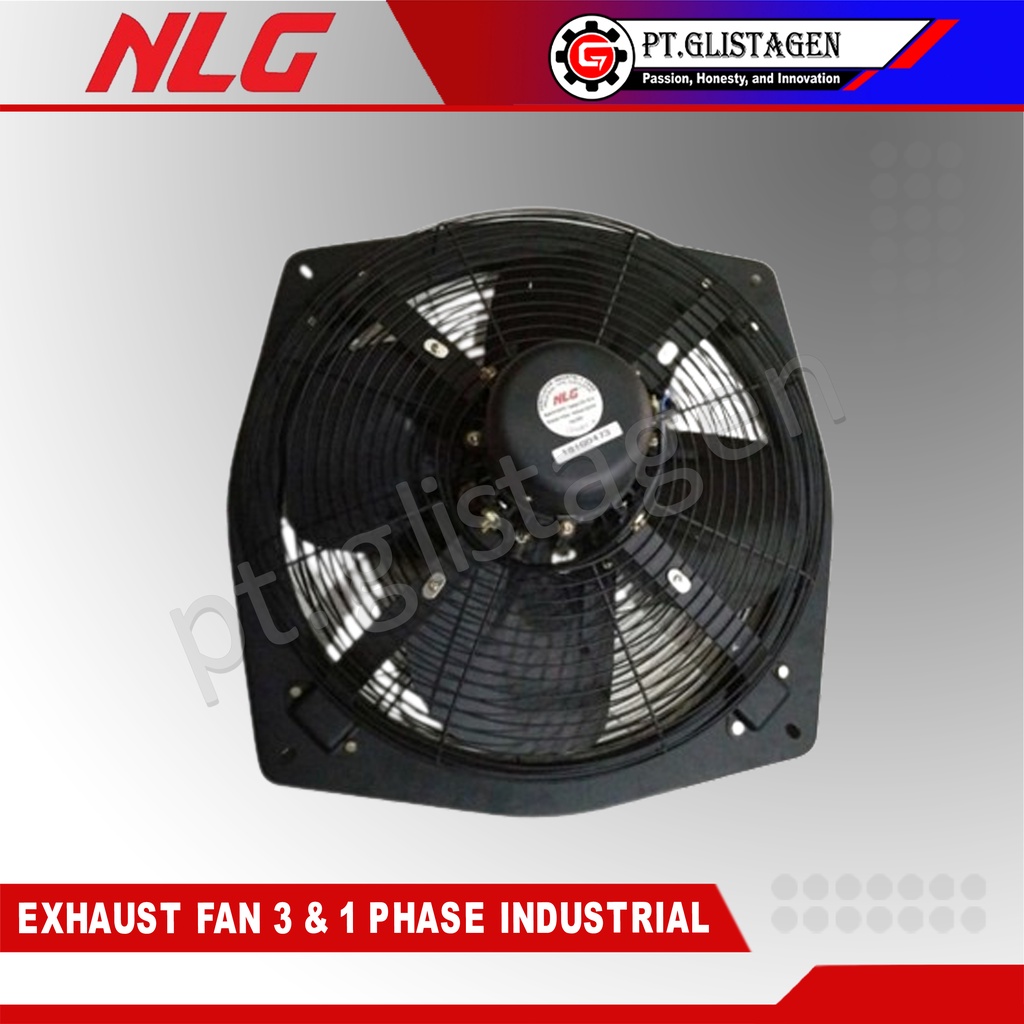 NLG EXHAUST FAN 20&quot; 3&amp;1 Phase Industrial Ventilator IVE-500 FRG 20inch