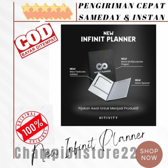 

BAYAR DITEMPAT NEW INFINIT PLANNER note book buku catatan jurnal agenda whiteboard /BUKU TULIS