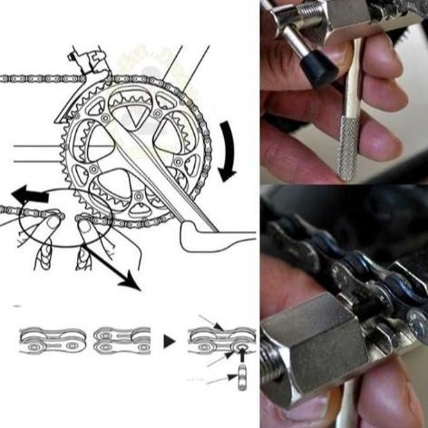 

Pemotong Alat Pemotong Rantai Sepeda Chain Cutter