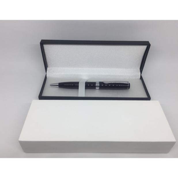 

Pulpen Promosi / Pulpen Elegant / Pulpen Mewah F 1 Black Trim Silver