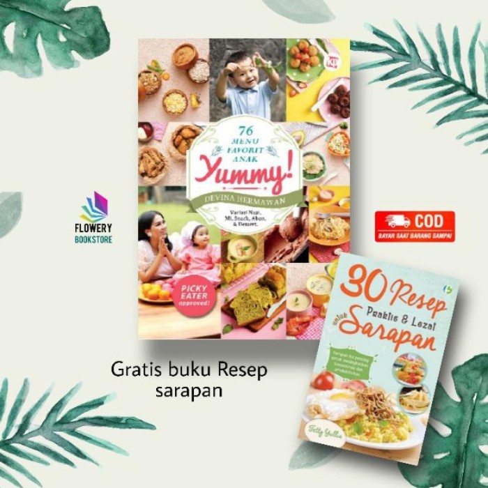 Diskon Spesial Sale Buku Resep Masakan Yummy 76 Menu Favorit Anak Devina Hermawan Termurah