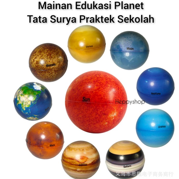 Terlaris Mainan Edukasi Planet Tata Surya Praktek Sekolah