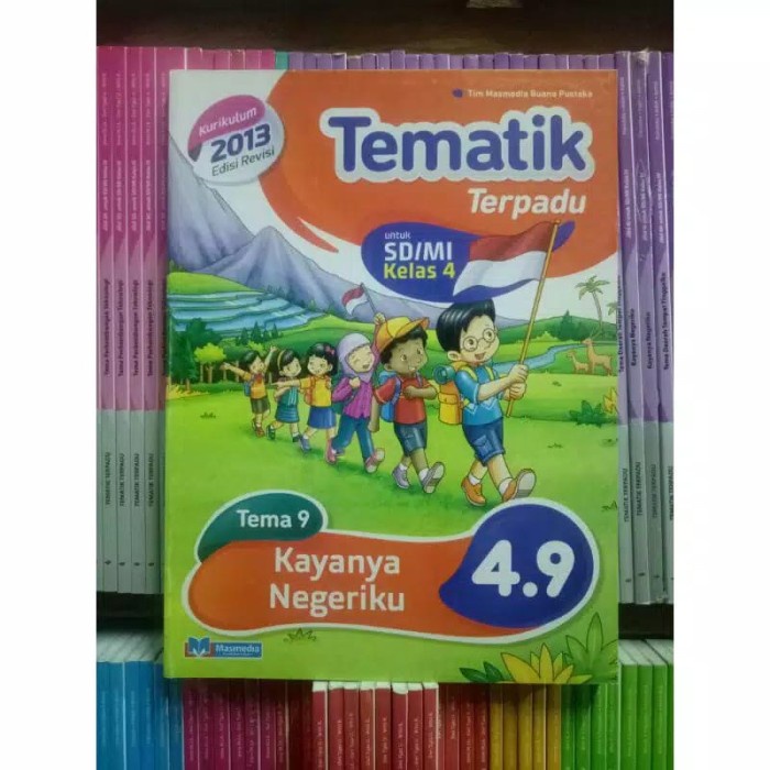 Diskon Spesial Paket Tematik Terpadu Kelas 4 Sd Tema 6,7,8,9 K13N Masmedia Termurah