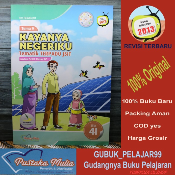 Promo Paket Tematik Terpadu Jsit Untuk Sdit Kelas 4 Semester 2 Jilid Terbaru