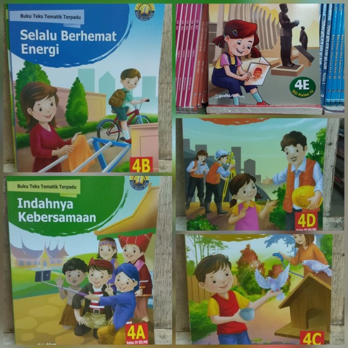 Must Have Buku Paket Tematik 4A, B, C, D, E Revisi Yudhistira Terlaris