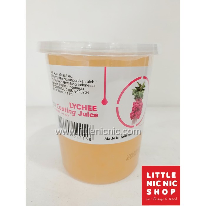 

Popping Boba Lychee 1 Kg Import Taiwan Chuan Dai