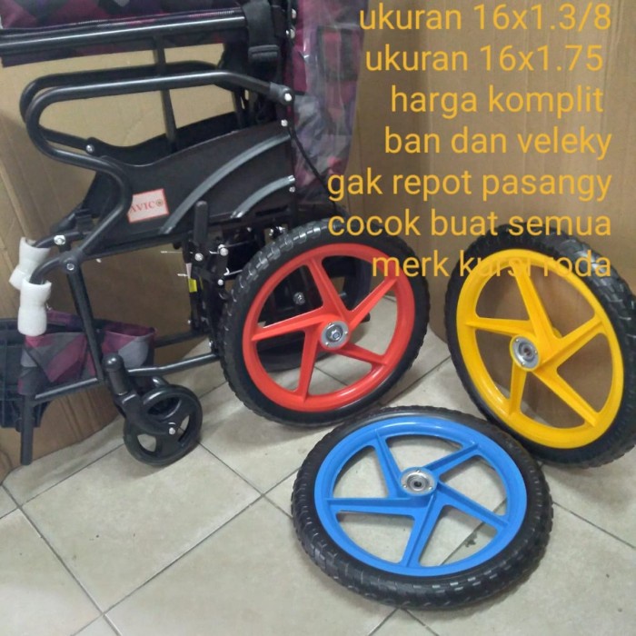 ban kursi roda ukuran 16