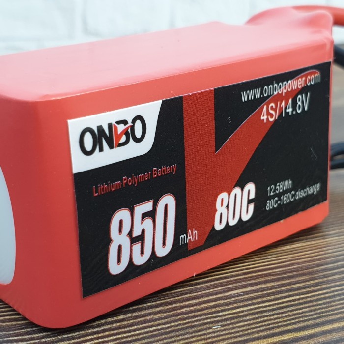 Lipo Battery 4s 14.8v 850mah 80-160c Onbo Power