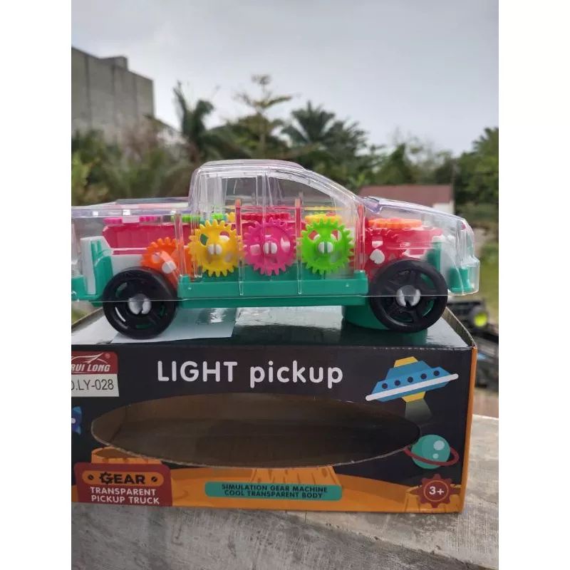 JOFESTORE88 X FerenHongXia MAINAN CONCEPT RACING LIGHT CAR GEAR TRANSPARENT MUSIK BUMP AND GO