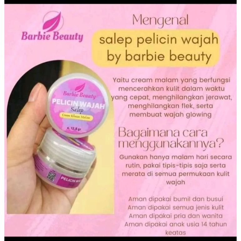 saleb pelicin wajah khusus malam