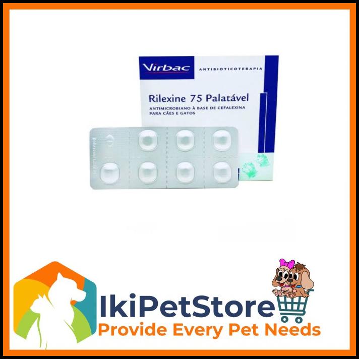 Virbac Rilexine 75 Mg Antibiotik Kucing Dan Anjing Per Strip