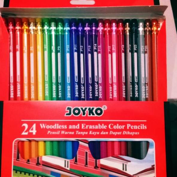 

Flash Sale✰ Pensil Warna Erasable 24 Warna Joyko ( Dapat Dihapus ) QE7