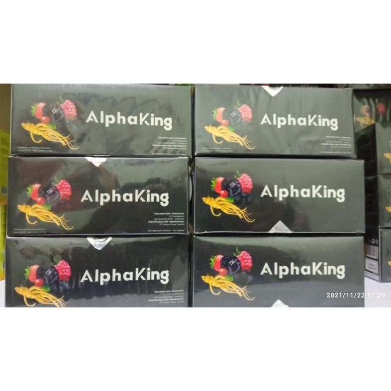 ALPHA KING Herbal Stamina Vitalis Pria Termurah