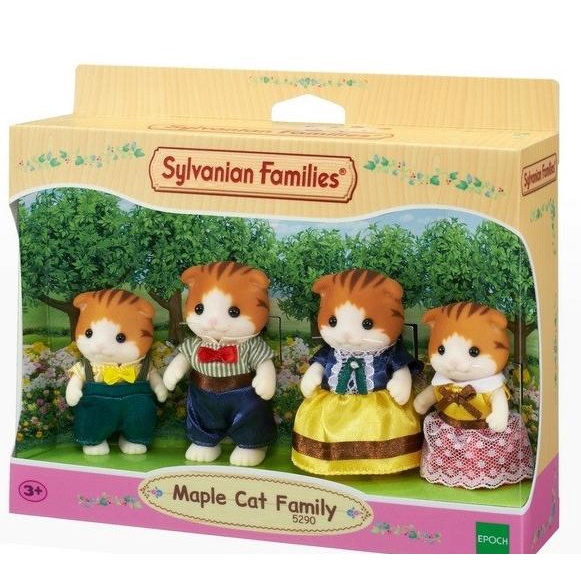 Sylvanian Families Maple Cat Family
