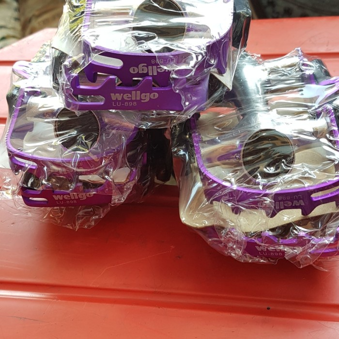 PEDAL WELLGO LU-898 UNGU ALLOY PELOR