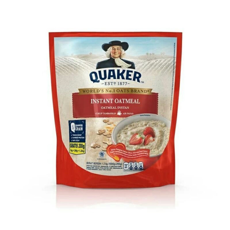 

QUAKER OATMEAL SEREAL INSTANT 1.200 GRM