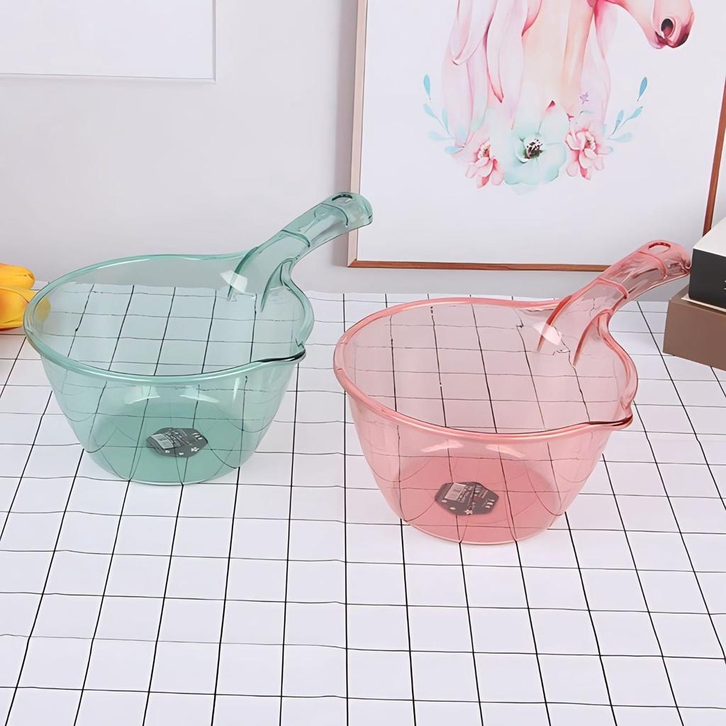 Gayung Transparan Estetik Serbaguna / Gayung Transparan / Gayung Mandi / Gayung Bayi / Wadah / Toile