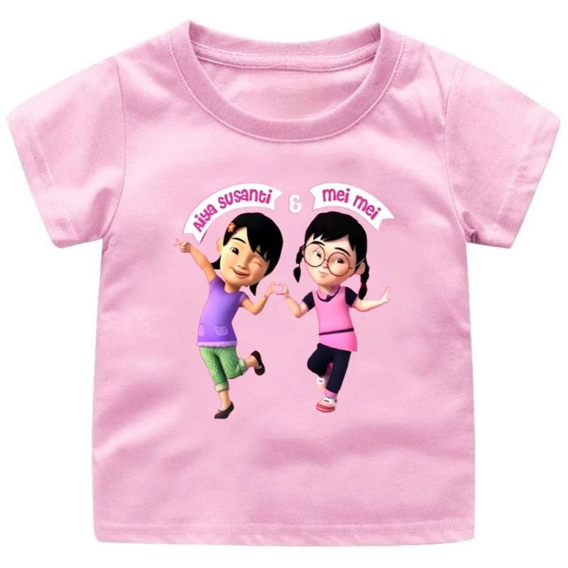 Baju Kaos Anak Cewek-Cowok AIYA SUSANTI &amp; MEI-MEI 1-13 Tahun/Remaja/Dewasa