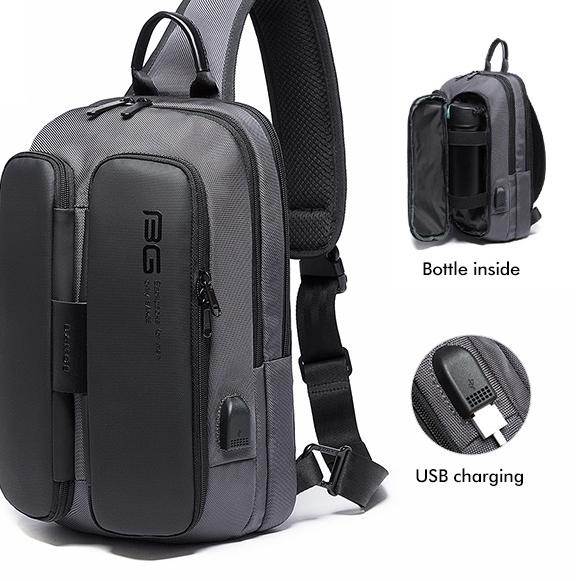 Cuci Gudang Tas Selempang Bange BG7079 Sling Shoulder Chest Bag Pria Cowok Import 963➛