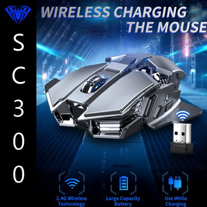 Mouse Gaming AULA Wireless SC-300 Rechargeable Lithium battery 2.4GHz